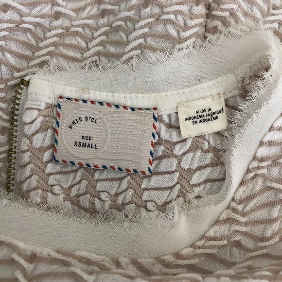 Anthropologie Textured Pattern Sleeveless Top - Picture 8 of 10